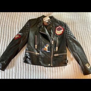 Coach Leather Biker Jacket